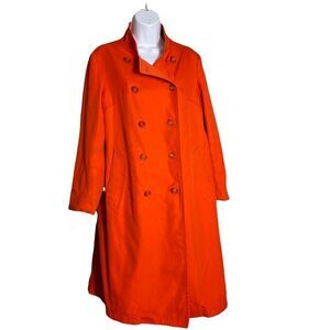 Red Vintage London Fog Maincoats Size 12